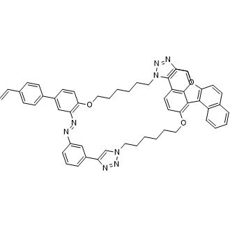 (28bS) - 3 - (4 - Ethenylphenyl)-16,17,18,19,20,21,41,42,43,44,45,46-dodecahydro-7,11:15,12:40,37-trimetheno-36H-benzo[n]dinaphtho[2,1-h1:1',2'-j1][1,13,33,4,5,6,16,17,24,25,26]trioxaoctaazacycloheptatriacontine|CS-0639968