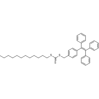 Dodecyl(4-(1,2,2-triphenylvinyl)benzyl)carbonotrithioate|CS-0639973