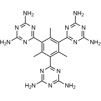 6,6',6''-(2,4,6-Trimethylbenzene-1,3,5-triyl)tris(1,3,5-triazine-2,4-diamine)|CS-0640003