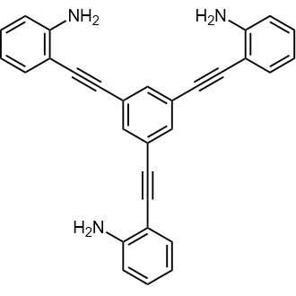 2,2',2''-(Benzene-1,3,5-triyltris(ethyne-2,1-diyl))trianiline|CS-0640024