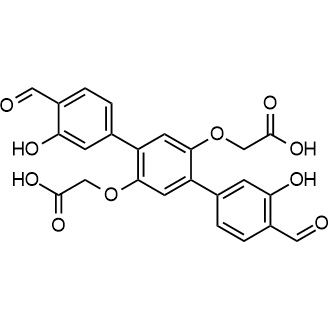 2,2'-((4,4''-Diformyl-3,3''-dihydroxy-[1,1':4',1''-terphenyl]-2',5'-diyl)bis(oxy))diaceticacid|CS-0640084