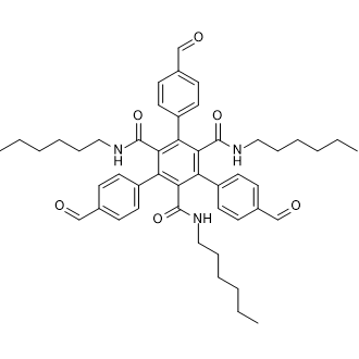 4,4''-Diformyl-5'-(4-formylphenyl)-N2',N4',N6'-trihexyl-[1,1':3',1''-terphenyl]-2',4',6'-tricarboxamide|CS-0640137