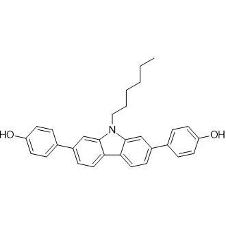 4,4'-(9-Hexyl-9H-carbazole-2,7-diyl)diphenol|CS-0640188