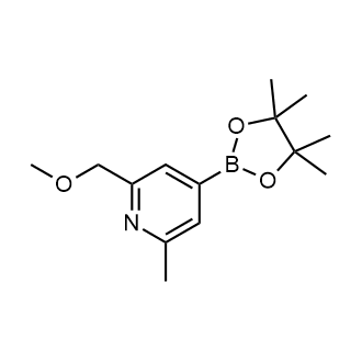 2-(Methoxymethyl)-6-methyl-4-(4,4,5,5-tetramethyl-1,3,2-dioxaborolan-2-yl)pyridine|CS-0640354