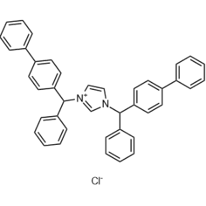 1H-Imidazolium, 1,3-bis([1,1′-biphenyl]-4-ylphenylmethyl)-, chloride 1:1|CS-0640885