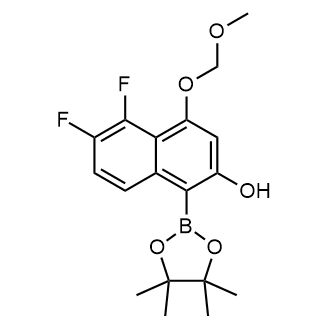 5,6-Difluoro-4-(methoxymethoxy)-1-(4,4,5,5-tetramethyl-1,3,2-dioxaborolan-2-yl)naphthalen-2-ol|CS-0641149