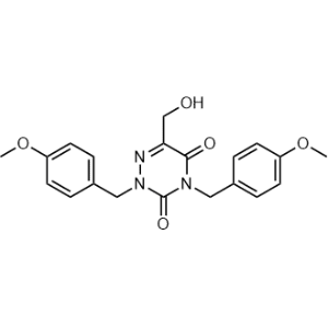 6-(Hydroxymethyl)-2,4-bis[(4-methoxyphenyl)methyl]-1,2,4-triazine-3,5(2H,4H)-dione|CS-0641364