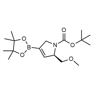 tert-Butyl (R)-2-(methoxymethyl)-4-(4,4,5,5-tetramethyl-1,3,2-dioxaborolan-2-yl)-2,5-dihydro-1H-pyrrole-1-carboxylate|CS-0641423