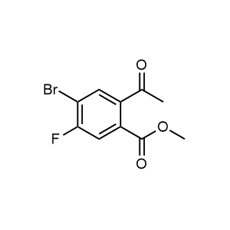 Methyl 2-acetyl-4-bromo-5-fluorobenzoate|CS-0641549