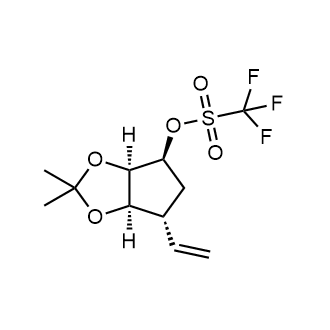 (3aR,4S,6R,6aR)-2,2-Dimethyl-6-vinyltetrahydro-4H-cyclopenta[d][1,3]dioxol-4-yl trifluoromethanesulfonate|CS-0641627