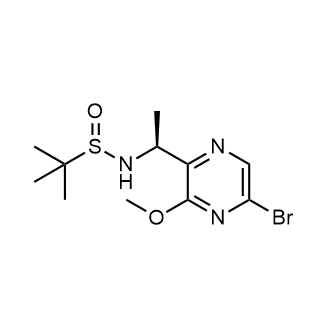 N-((S)-1-(5-Bromo-3-methoxypyrazin-2-yl)ethyl)-2-methylpropane-2-sulfinamide|CS-0641773