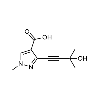 3-(3-Hydroxy-3-methyl-1-butyn-1-yl)-1-methyl-1H-pyrazole-4-carboxylic acid|CS-0641814