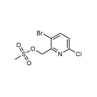 (3-Bromo-6-chloropyridin-2-yl)methyl methanesulfonate|CS-0642070