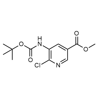Methyl 5-((tert-butoxycarbonyl)amino)-6-chloronicotinate|CS-0642144