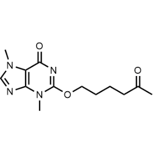 3,7-Dimethyl-2-((5-oxohexyl)oxy)-3,7-dihydro-6H-purin-6-one Pentoxifylline impurity|CS-0642190