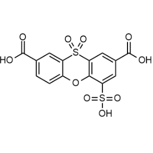 2,8-Phenoxathiindicarboxylic acid, 4-sulfo-, 10,10-dioxide|CS-0642474