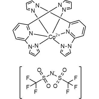 Cobalt(2+), bis[2,6-di(1H-pyrazol-1-yl-κN2)pyridine-κN]-, (OC-6-11′)-, salt with 1,1,1-trifluoro-N-[(trifluoromethyl)sulfonyl]methanesulfonamide 1:2|CS-0642590