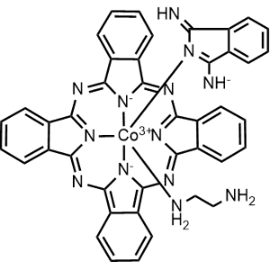 Cobalt, (1,2-ethanediamine-N)(1-imino-1H-isoindol-3-aminato-N2)[29H,31H-phthalocyaninato(2-)-N29,N30,N31,N32]-, (OC-6-14)-|CS-0642612