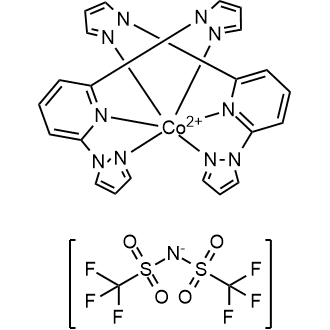 Cobalt(3+), bis[2,6-di(1H-pyrazol-1-yl-κN2)pyridine-κN]-, (OC-6-11′)-, salt with 1,1,1-trifluoro-N-[(trifluoromethyl)sulfonyl]methanesulfonamide 1:3|CS-0642634