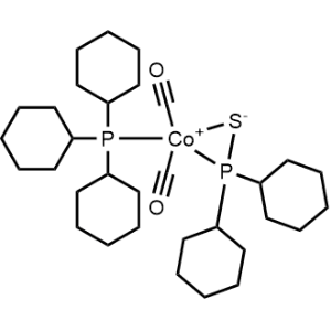 Cobalt, dicarbonyl(dicyclohexylphosphinothioito-P,S)(tricyclohexylphosphine)-, (TB-5-23)-|CS-0642646