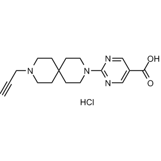 5-Pyrimidinecarboxylic acid, 2-[9-(2-propyn-1-yl)-3,9-diazaspiro[5.5]undec-3-yl]-, hydrochloride 1:1|CS-0642818