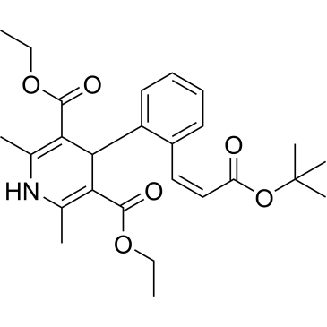 3,5-Diethyl 4-[2-[(1Z)-3-(1,1-dimethylethoxy)-3-oxo-1-propen-1-yl]phenyl]-1,4-dihydro-2,6-dimethyl-3,5-pyridinedicarboxylate|CS-0643095