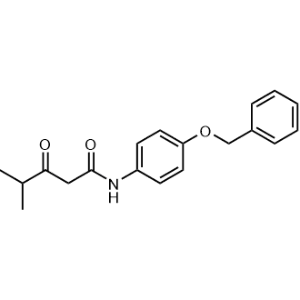 4-Methyl-3-oxo-N-[4-(phenylmethoxy)phenyl]pentanamide|CS-0643199