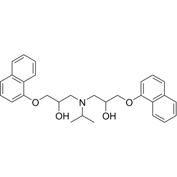 1,1′-[(1-Methylethyl)imino]bis[3-(1-naphthalenyloxy)-2-propanol]|CS-0643528