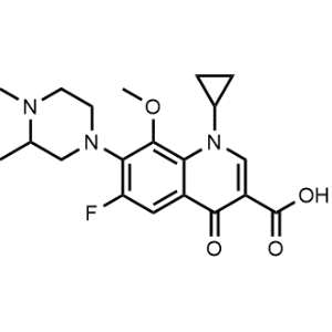 1-Cyclopropyl-7-(3,4-dimethyl-1-piperazinyl)-6-fluoro-1,4-dihydro-8-methoxy-4-oxo-3-quinolinecarboxylic acid|CS-0643531