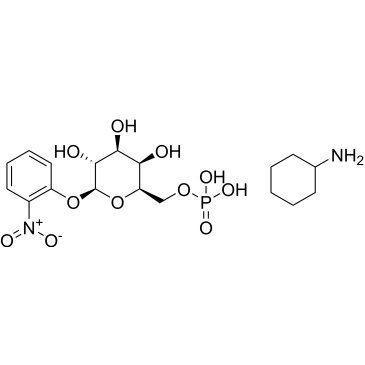 o-Nitrophenyl β-D-galactopyranoside-6-phosphate cyclohexylammonium|CS-0643586