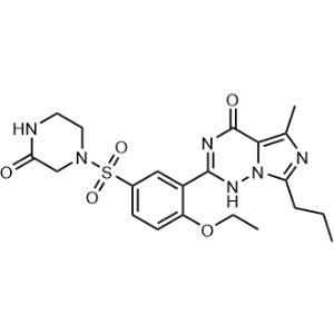 2-[2-Ethoxy-5-[(3-oxo-1-piperazinyl)sulfonyl]phenyl]-5-methyl-7-propylimidazo[5,1-f][1,2,4]triazin-4(1H)-one|CS-0643603