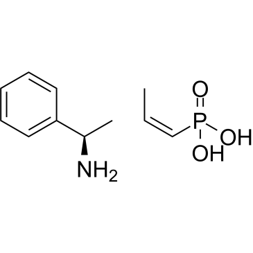 Phosphonic acid, P-(1Z)-1-propen-1-yl-, compd. with (αR)-α-methylbenzenemethanamine 1:1|CS-0643648