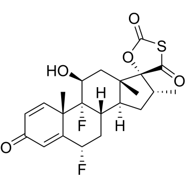 Spiro[androsta-1,4-diene-17,5′-[1,3]oxathiolane]-2′,3,4′-trione, 6,9-difluoro-11-hydroxy-16-methyl-, (6α,11β,16α,17α)-|CS-0643676