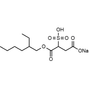 Butanedioic acid, 2-sulfo-, 1-(2-ethylhexyl) ester, sodium salt 1:2|CS-0643687