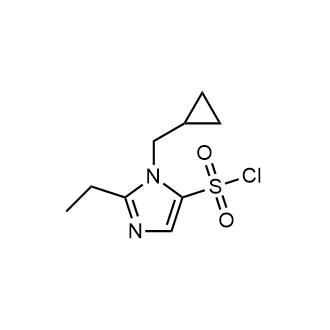 1-(Cyclopropylmethyl)-2-ethyl-1H-imidazole-5-sulfonyl chloride|CS-0643815