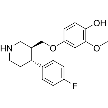 4-[[(3S,4R)-4-(4-Fluorophenyl)-3-piperidinyl]methoxy]-2-methoxyphenol|CS-0643977
