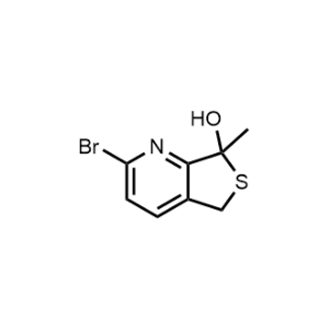 2-Bromo-7-methyl-5,7-dihydrothieno[3,4-b]pyridin-7-ol|CS-0644282