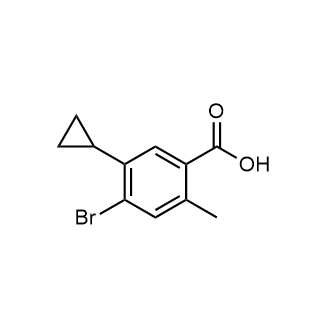 4-Bromo-5-cyclopropyl-2-methylbenzoic acid|CS-0644300