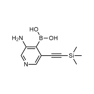 (3-Amino-5-((trimethylsilyl)ethynyl)pyridin-4-yl)boronic acid|CS-0644308