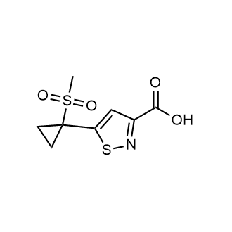 5-(1-(Methylsulfonyl)cyclopropyl)isothiazole-3-carboxylic acid|CS-0644418