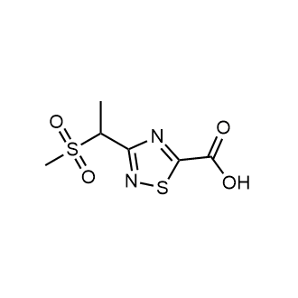 3-(1-(Methylsulfonyl)ethyl)-1,2,4-thiadiazole-5-carboxylic acid|CS-0644421