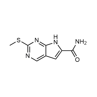 2-(Methylthio)-7H-pyrrolo[2,3-d]pyrimidine-6-carboxamide|CS-0644627