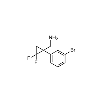 (1-(3-Bromophenyl)-2,2-difluorocyclopropyl)methanamine|CS-0644692