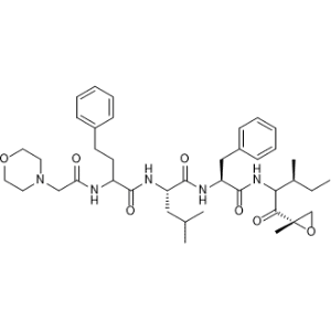 (2S)-4-Methyl-N-((2S)-1-(((3S)-3-methyl-1-((S)-2-methyloxiran-2-yl)-1-oxopentan-2-yl)amino)-1-oxo-3-phenylpropan-2-yl)-2-(2-(2-morpholinoacetamido)-4-phenylbutanamido)pentanamide Carfilzomib impurity|CS-0644882