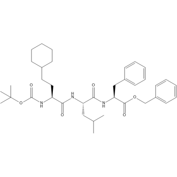 (6S,9S,12S)-Benzyl 12-benzyl-6-(2-cyclohexylethyl)-9-isobutyl-2,2-dimethyl-4,7,10-trioxo-3-oxa-5,8,11-triazatridecan-13-oate Carfilzomib impurity|CS-0644897
