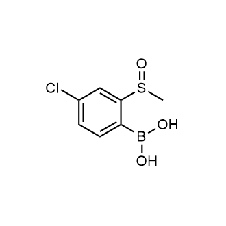 (4-Chloro-2-(methylsulfinyl)phenyl)boronic acid|CS-0645130