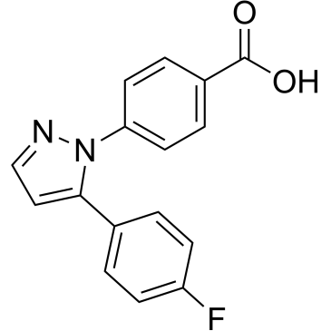 4-[5-(4-Fluorophenyl)-1H-pyrazol-1-yl]benzoic acid|CS-0645257
