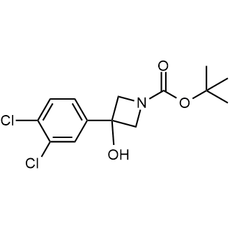 1,1-Dimethylethyl 3-(3,4-dichlorophenyl)-3-hydroxy-1-azetidinecarboxylate|CS-0645476