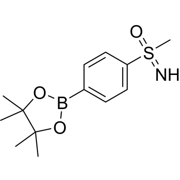 Imino(methyl)(4-(4,4,5,5-tetramethyl-1,3,2-dioxaborolan-2-yl)phenyl)-l6-sulfanone|CS-0645647