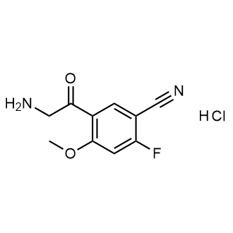 2-Fluoro-5-glycyl-4-methoxybenzonitrile hydrochloride|CS-0645688
